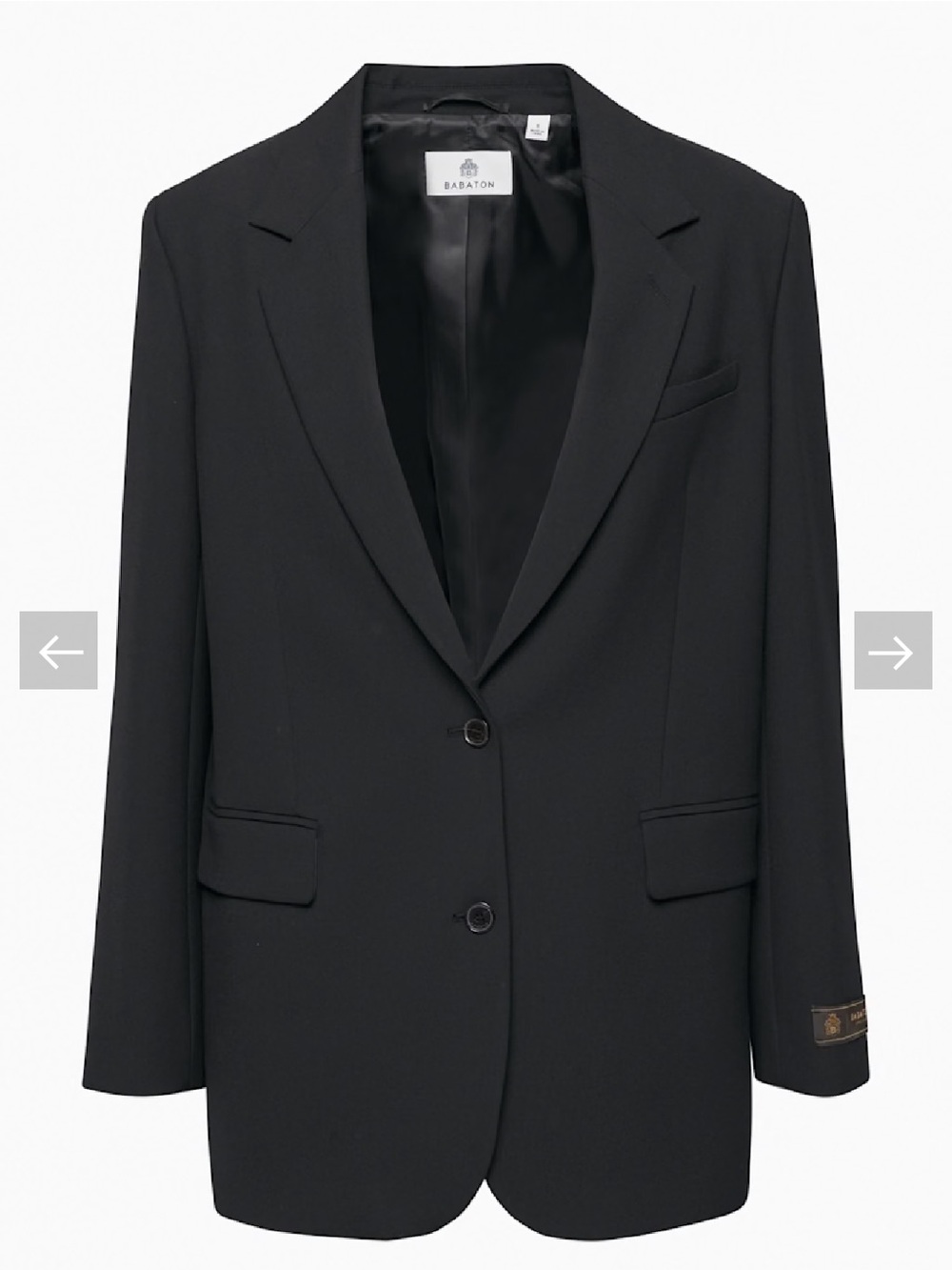 Babaton New Agency Blazer, Black 2XL